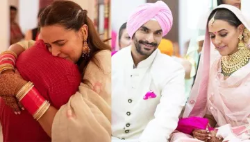 Emotional Neha Dhupia Hugs Her Dad And Cries Her Heart Out During Her â€˜Vidaaiâ€™ Ceremony