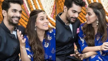Newly-Weds Neha Dhupia And Angad Bedi Say Their Hearts Are Bursting With Happiness