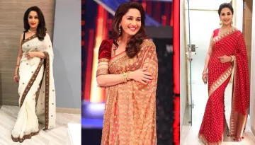 Take Cue From These 11 Most Gorgeous Saree Looks Of Madhuri Dixit To Rock Your Own 'Saree Look'