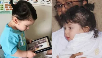 Taimur Ali Khan In His New Bun-Tied Hairstyle Is Making Our Weekend Already Amazing