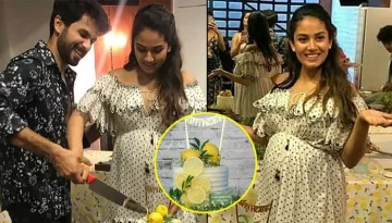 Shahid Kapoor And Mira Rajput Kapoor Twinned On Her Baby Shower, The Cake Was Of A Unique Theme