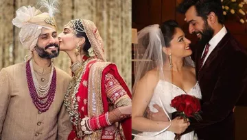 10 Strikingly Beautiful Wedding Photo Poses That We Can Steal From Celebrity Marriages