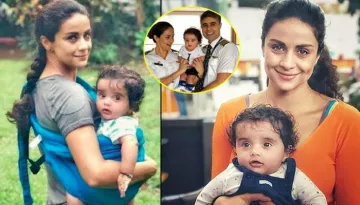 Gul Panag, Hubby Rishi Attari And Their Son Nihal Are Dressed Up Like Pilots In First Family Picture