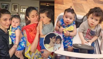 Inaaya Naumi Kemmu Looks Super-Excited To Meet Cousin Taimur Ali Khan, It's Another Play Date