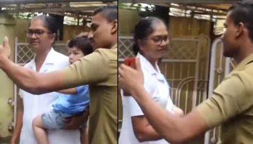 Fan Forcibly Tries To Click A Selfie With Taimur Ali Khan, His Nanny Hilariously Shoos Him Away