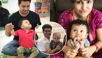 Karan Mehra And Nisha Rawal Share Throwback Pics From Their Son Kavish Mehra's 'Mundan' Ceremony