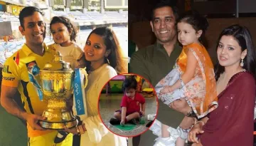 Mahendra Singh Dhoni's Baby Girl Ziva Dhoni Makes 'Rangoli' In Her School, Pictures Inside