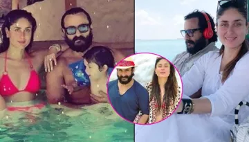 Kareena Kapoor Khan And Saif Ali Khan Look Smoking Hot In Beachwear At Their Maldives Holiday