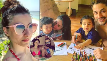 Soha Ali Khan Shares First Family Picture From Their Maldives Holiday 'Making A Splash' In A Pool