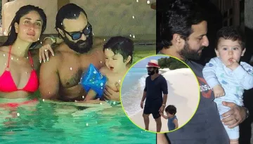 Soha Ali Khan Shares An Adorable Picture Of Taimur Ali Khan And Saif Ali Khan Gazing Towards Sea