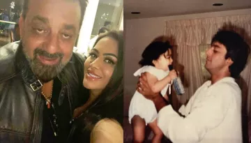 Young Trishala Sitting On Sanjay Dutt's Lap Will Remind You Of Your Childhood Pose With Daddy