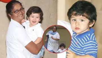 Taimur Ali Khan Leaves His Nanny's Hand And Makes Her Run Behind Him, Hilarious Picture Inside