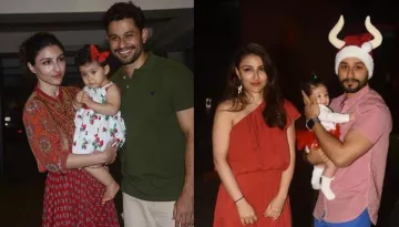 Inaaya Naumi Kemmu, Soha Ali Khan, Kunal Kemmu Pose For First Family Picture On Daughter's Birthday