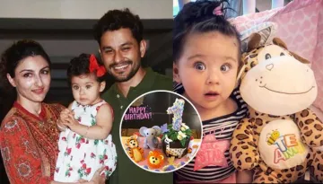 Inaaya Naumi Kemmu's Jungle-Themed First Birthday Cake Has Toy Elephants, Tigers, Birds And Trees