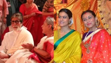Amitabh, Jaya, Kajol And Rani Celebrate Durga Puja Together, Reminiscing K3G Moments