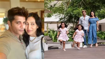 Karanvir Bohra And Teejay Sidhu Seek Blessings At Golden Temple On Their Twin Daughter's Birthday