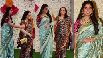 Isha Ambani Piramal Bonds With Her Mother-In-Law, Swati Piramal At Diwali Bash Hosted By Mukesh-Nita