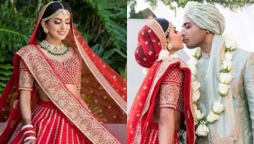 This Bride Re-Married Her Husband In A Traditional Red Sabyasachi Mukherjee Lehenga For Her Big Day
