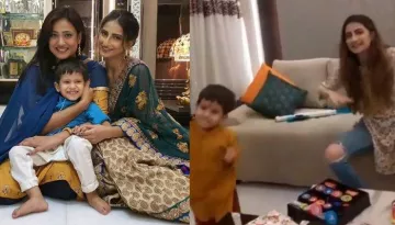 Shweta Tiwari's Son And Daughter's 'Baby Shark' Rap Session On Bhai Dooj Is So Adorable
