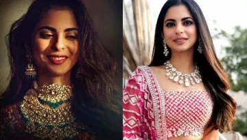 Isha Ambani's Lilac Lace Saree With Exquisite Kamarbandh Is All You Need To Ace This Wedding Season