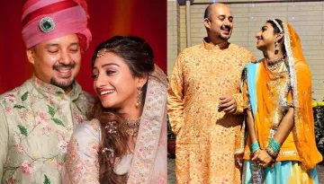 Mohena Kumari Singh's Hubby, Suyesh Becomes Her Personal Photographer As She Glams In Orange Saree