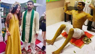 Prateik Babbar And Sanya Sagar's Haldi And Mehendi Ceremony Was All About Fun, Pics Inside