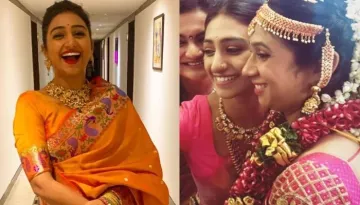 Mohena Kumari Singh Radiates Newbie Bride Glow As She Dresses Up For A South-Indian Wedding