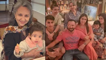 Taimur Ali Khan And Inaaya Naumi Kemmu Have Eyes Only For Grandma, Sharmila Tagore's Birthday Cake