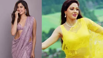 Janhvi Kapoor Recreating Mom, Sridevi's 'Chandni' Look Will Make You Sing 'Tere Mere Hothon Pe'