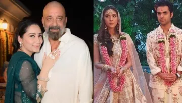 Sanjay Dutt And Maanayata Dutt Attend Their Niece, Siya's Wedding, Pose For A Perfect Family Picture
