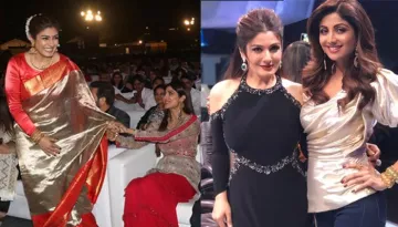 Akshay Kumar's Ex-GFs, Shilpa Shetty Kundra And Raveena Tandon Bond Like Besties At Umang 2019