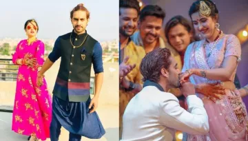 Rohit Purohit Shares The First Romantic Dance Video With Sheena Bajaj From Their Sangeet