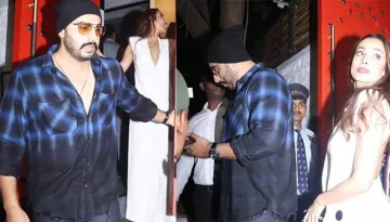 Arjun Kapoor Escorts Rumoured Girlfriend Malaika Arora Out Of Gauri Khan's Party, Video Inside
