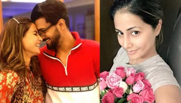 Rocky Jaiswal Surprises Hina Khan With Roses And Love Note But She Can't Stop Laughing, Here's Why