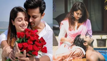Shoaib Ibrahim Looks Smoking Hot In A Pool Posing For Camera, Dipika Kakar Lovingly Looks At Him