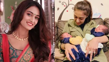 Erica Fernandes Looks Adorable As She Spends Some 'Maasi Time' Cuddling Her Twin Nephews