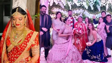 Vijayeta Basu Wears Sis, Bipasha Basu's Bridal Dupatta At Her Wedding, Looks Lovely As Bengali Bride