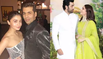 Karan Johar Indirectly Confirms Alia Bhatt And Ranbir Kapoor's Wedding, Their Reaction Is Unmissable