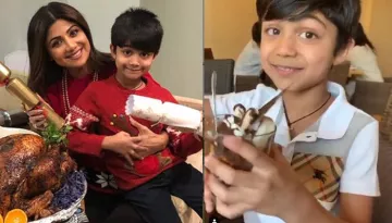 Shilpa Shetty Kundra's Son, Viaan Looks Adorable As He Mimics His Mom's 'Sunday Binge' Expressions