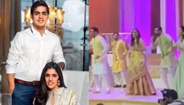 Shloka Mehta Looked Stunning In A Pastel Lehenga As She Danced With Her Team On Mehendi [VIDEO]