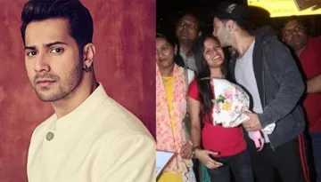 Varun Dhawan's Fan Goes Down On Her Knees And Proposes Him At Airport, His Reaction Is Unmissable