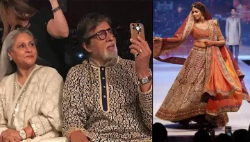 Shweta Bachchan Nanda's Proud Father Amitabh Bachchan Turns Paparazzi As She Walks The Ramp [VIDEO]