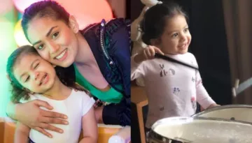 Misha Kapoor Is The New 'Rockstar' Of Tinsel Town, Mommy Mira Shares A Picture Of Her Playing Drums