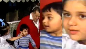 Raj Kapoor Bonding With Baby Kareena, Ranbir And Riddhima Reminds Us Of 'Dada Ji Ka Pyaar' [Video]