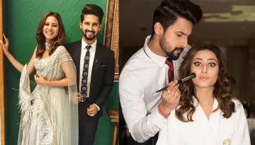 Ravi Dubey Turns Make-Up Artist For Sargun Mehta, Pics Reflect Love Of Every Cute Husband-Wife Ever