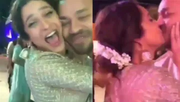 Ankita Lokhande Shares A Liplock With Beau, Vicky Jain As She Hugs And Dances With Him At A Wedding