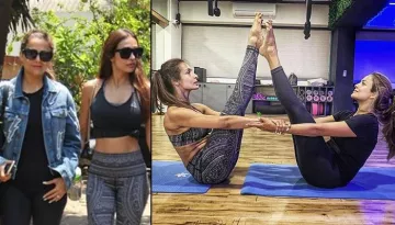Malaika Arora And Amrita Arora's Workout Pic Proves Sisters Who Do Yoga Together, Namaslay Together