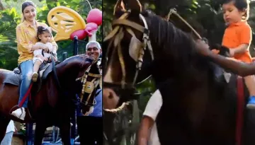 Soha Ali Khan And Daughter, Inaaya Naumi Kemmu Go Horse-Riding Together, Taimur Ali Khan Joins Them