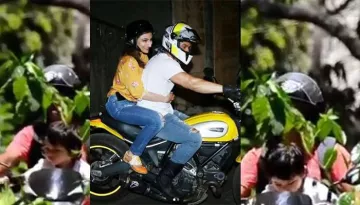Taimur Ali Khan Rides A Bike And We See His Uncle Kunal Kemmu's Reflection In The Chote Nawab