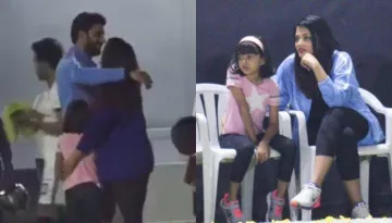 Aaradhya Bachchan Runs To Dad, Abhishek Bachchan Post Football Match, Wife Aishwarya Gets A Warm Hug